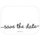 Black and White Marker Photo Save the Date Cards Image 2 of 6